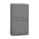 DS100G - Crouse-Hinds Cast Aluminum 1-Gang Blank Cover with Gasket Surface/Flush Mount - Essential Electric Supply
