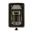 DS128 - Crouse-Hinds Cast Aluminum Single-Gang Raintight Snap Switch Cover with Gasket - Essential Electric Supply