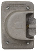 DS181 Crouse-Hinds Raintight Snap Switch Cover Single-Gang Copper-Free Aluminum - Essential Electric Supply