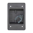 DS185 - Crouse-Hinds 1-Gang Raintight Snap Switch Cover, Die Cast Aluminum, Gasket, Standard ON-OFF, Lock Hole, 2.91"L x 2.08"W x 4.44"H, For Ordinary Locations - Essential Electric Supply