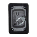 DS199 - Eaton Crouse-Hinds Manual Motor Starter Switch Cover, Single-Gang, Feraloy Iron Alloy - Essential Electric Supply