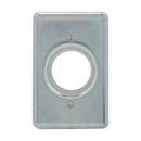DS21 - Crouse-Hinds Sheet Steel Surface Mount Grounding Receptacle Cover Single-Gang for Standard and Three-Pole Two-Wire - Essential Electric Supply