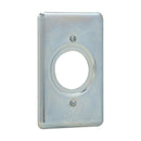 DS21 - Crouse-Hinds Sheet Steel Surface Mount Grounding Receptacle Cover Single-Gang for Standard and Three-Pole Two-Wire - Essential Electric Supply
