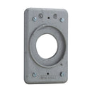 DS21G-G - Ocal PVC Coated 1-Gang Round Flush Receptacle Cover, Box Mounting, Malleable Iron - Essential Electric Supply