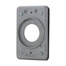 DS21G-G - Ocal PVC Coated 1-Gang Round Flush Receptacle Cover, Box Mounting, Malleable Iron - Essential Electric Supply