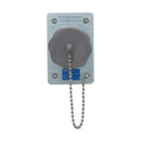 DS222 - Crouse-Hinds 20A 125V 3-Pole 2-Wire Grounding Weatherproof Receptacle Housing, NEMA 5-20R, Feraloy Iron Alloy - Essential Electric Supply
