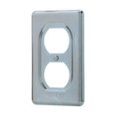 DS23 - Eaton Crouse-Hinds DS Series Duplex Receptacle Cover, Sheet Steel, Surface Mount, Single-Gang - Essential Electric Supply