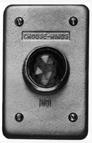 DS24G Crouse-Hinds DS Pilot Light Cover Industrial Fitting, Red Jewel - Essential Electric Supply
