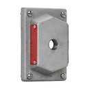 DS441 - Crouse-Hinds FlexStation 1-Gang 1-Hole Feraloy Iron Alloy Blank Cover NEMA 3R 7 9 12 - Essential Electric Supply