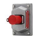 DSD918S769 - Crouse-Hinds 10A 600VAC 1-Button Emergency Stop Pushbutton Station, Feraloy Iron Alloy, NEMA 3/7/9 - Essential Electric Supply