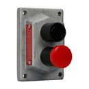 DSD970 - Crouse-Hinds 10A 600V Front Operated Pushbutton Cover, 2 Circuits, Feraloy Iron Alloy - Essential Electric Supply