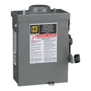 DU221RBUP - Square D 30A 240V 2-Pole General Duty NEMA 3R Safety Switch - Essential Electric Supply