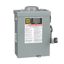 DU222RB - Square D 60A 240V 2-Pole Non-Fusible Safety Switch NEMA 3R Surface Mount - Essential Electric Supply