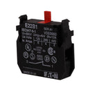 E22B1 - Eaton E22 Series 22.5 mm 1NC Non-Metallic Heavy-Duty Pushbutton Contact Block - Essential Electric Supply
