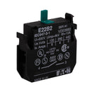 E22B2 - Eaton 22.5mm Non-metallic Heavy-Duty Pushbutton Contact Block, 1NO, E22 Series - Essential Electric Supply