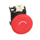 E22LLB2 Cutler-Hammer Pushbutton Heavy-Duty Non-Metallic 22.5 mm Mushroom Red Actuator Twist-to-Release - Essential Electric Supply