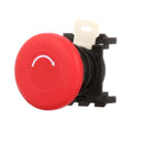 E22LLB2 Cutler-Hammer Pushbutton Heavy-Duty Non-Metallic 22.5 mm Mushroom Red Actuator Twist-to-Release - Essential Electric Supply