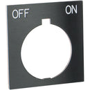 E34SP42 Cutler-Hammer E34 Pushbutton Legend Plate - OFF/ON - Essential Electric Supply