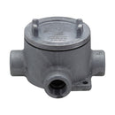 EABY16 - Crouse-Hinds Feraloy Iron Alloy Y-Shaped Conduit Outlet Box 1/2" Trade Size with Cover - Essential Electric Supply