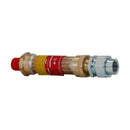 ECLK112 - Crouse-Hinds 1/2" Liquidtight Flexible Coupling, Male to Female, 12" Length, Forged Brass - Essential Electric Supply