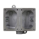EDS172 - Crouse-Hinds Two-Gang Dead End FlexStation Back Box, Feraloy Iron Alloy, 1/2" Trade Size, NEMA 3R 7 9 12 - Essential Electric Supply