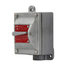 EDS2129 - Crouse-Hinds 20A 120/277VAC 1-Pole Snap Switch Control Station, 3/4" Hub, NEMA 3/7B/7C/7D/9E - Essential Electric Supply