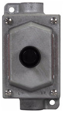 EDSC2184 Crouse-Hinds Series Pushbutton Control Station Single-Gang 600VAC 20A Emergency Stop - Essential Electric Supply