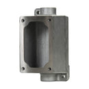EDSC271 - Appleton Explosionproof Motor Control Mounting Body, 1-Gang, 3/4 Inch Hubs, Feed-Thru, Malleable Iron - Essential Electric Supply
