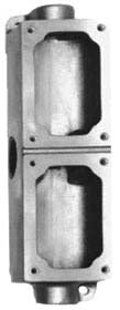 EDSCM32 Crouse-Hinds Modular Control Device Body Two-Gang Tandem Copper-Free Aluminum, NEMA 3/7BCD/9EFG Rated - Essential Electric Supply
