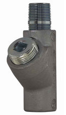 EYS16 - Crouse-Hinds 1/2" Male/Female Vertical Conduit Sealing Fitting, Group B Rated, Ductile Iron, PVC Coated - Essential Electric Supply
