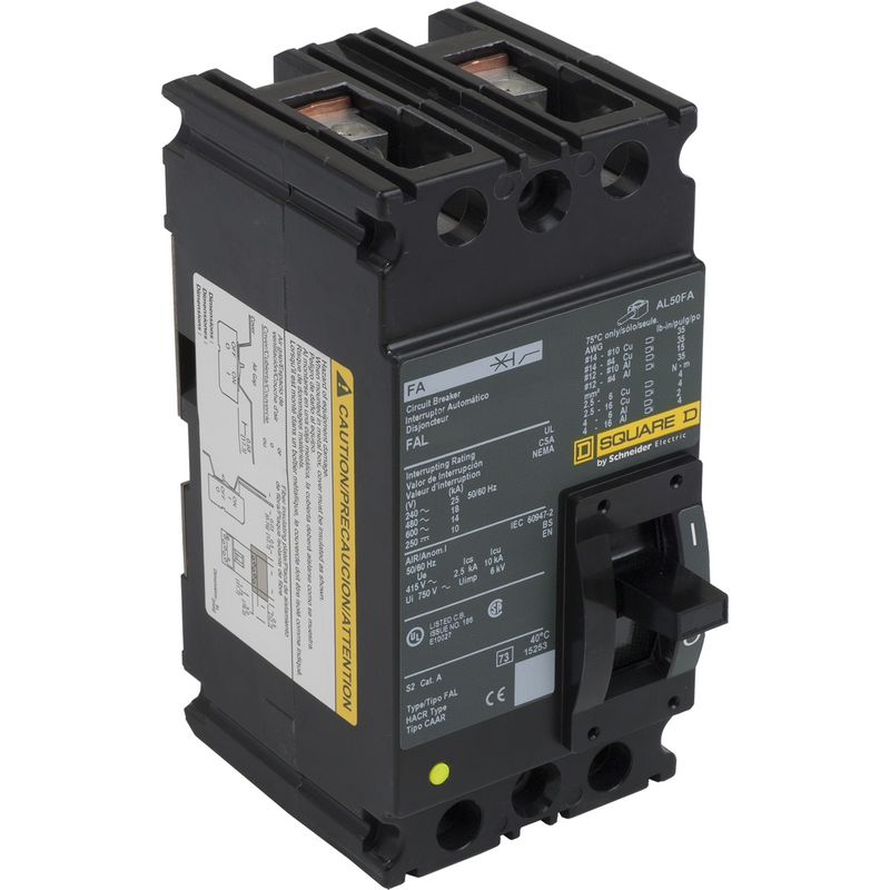FAL22015 - Square D Feed-Thru 15 Amp 2 Pole Circuit Breaker - Essential Electric Supply