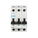 FAZ-B13/3 - Eaton 13 Amp 3 Pole 277/480VAC Thermal Magnetic Circuit Breaker B Curve UL 489 - Essential Electric Supply