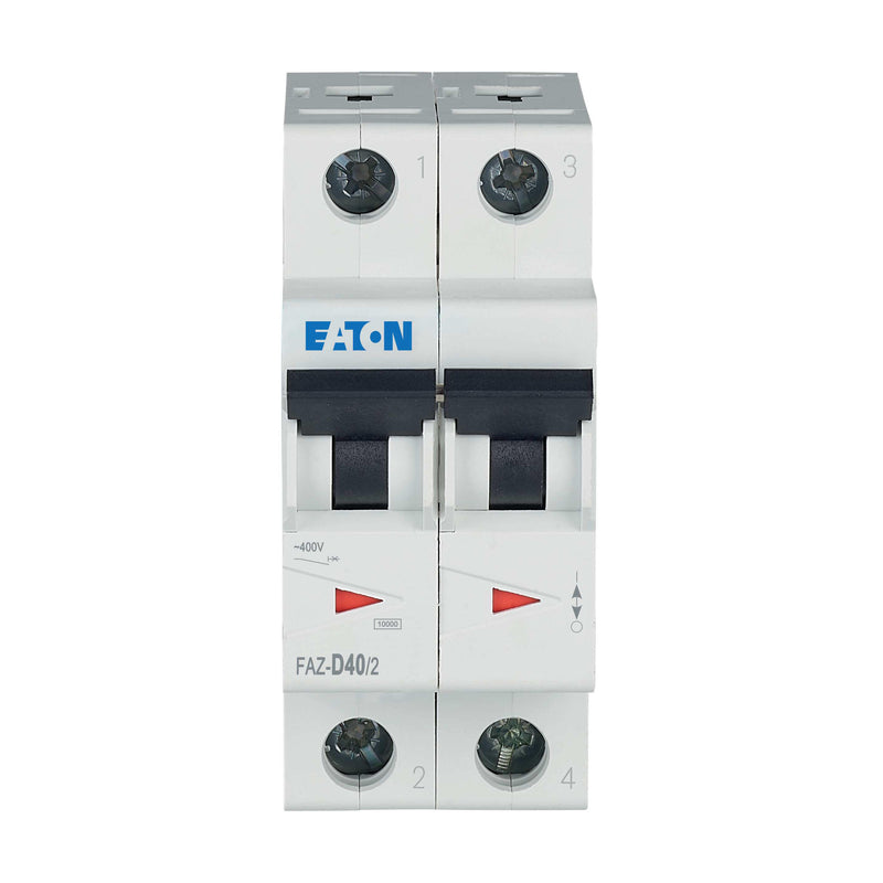 FAZ-C6/2 - Eaton Feed-Thru 6 Amp 2 Pole Circuit Breaker - Essential Electric Supply