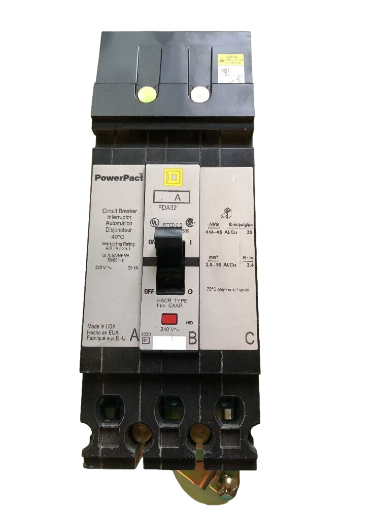 FDA32060 - Square D/ Schneider Electric I-Line Style Plug-In 60 Amp 3 Pole Circuit Breaker - Essential Electric Supply
