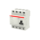 FH204AC-25/0.03 - ABB 25A 4P 30mA 400V Residual Current Circuit Breaker (RCCB) FH200 Series - Essential Electric Supply