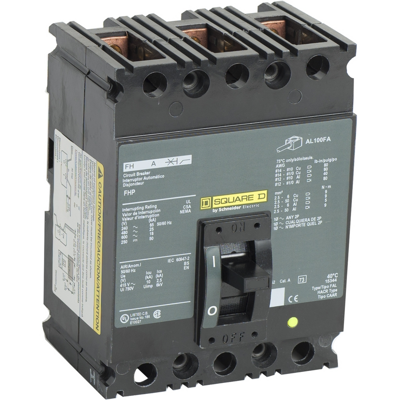 FHP3600712M Square D Molded Case Circuit Breaker FHP Series 7A 600V - Essential Electric Supply