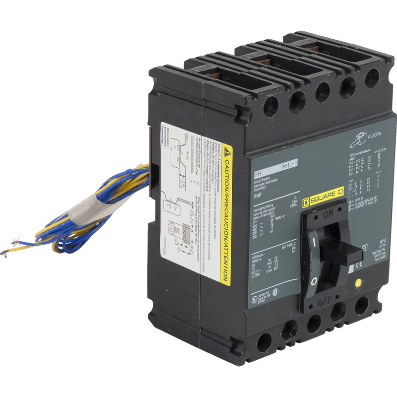 FHP360151021 Square D Molded Case Circuit Breaker FHP Series 15A 600V - Essential Electric Supply