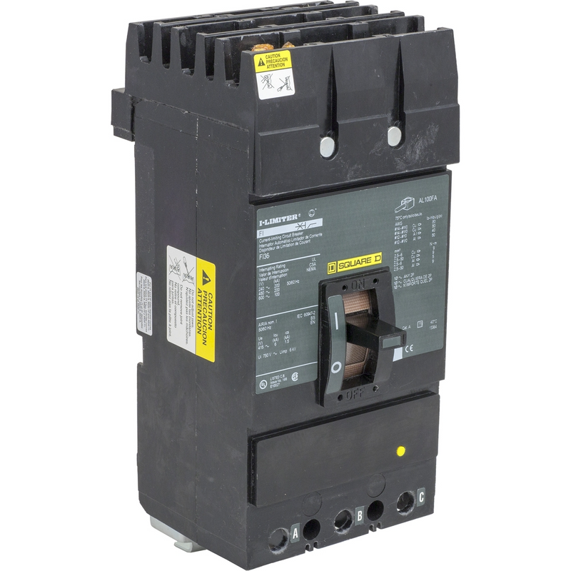 FI36050 - Square D I-Line Style Plug-In 50 Amp 3 Pole Circuit Breaker - Essential Electric Supply
