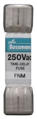 Bussmann, Cooper Bussmann FNM-1/2 Low Voltage FNM Series 250V 1A Fuse - Essential Electric Supply