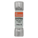 FNQ-8/10 - Eaton Bussmann 8A 500V Time-Delay Midget Fuse, Class CC, 10kA Interrupt Rating, Non-Indicating, Ferrule End - Essential Electric Supply
