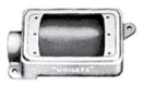 FS175 OZ/Gedney FS Box Electrical Supply Heavy-Duty Malleable Iron Device Box with Cast Hub and Internal Ground Screw - Essential Electric Supply