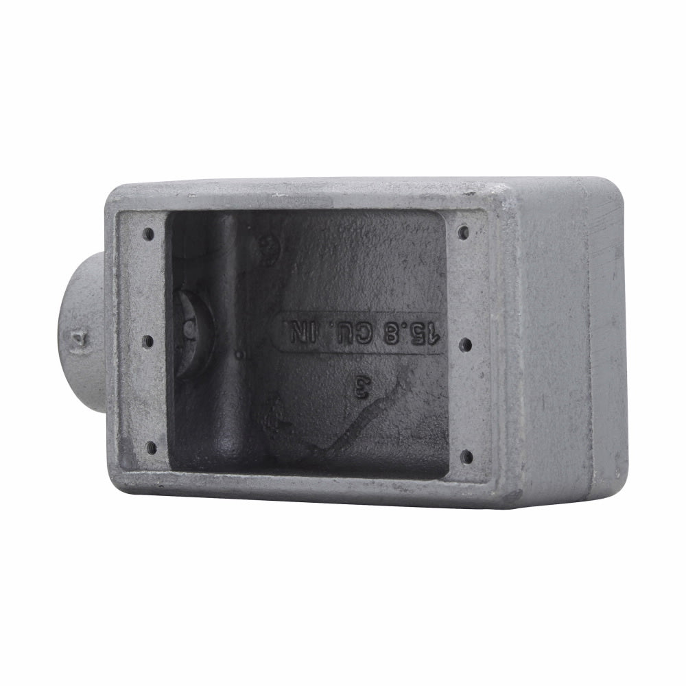 FS2 - Crouse-Hinds 1-Gang Shallow Device Box, 3/4