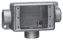 FSCT3 Crouse-Hinds Condulet FSC Device Box Shallow Single-Gang T-Shaped 1" Hub - Essential Electric Supply