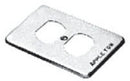 FSK1DR Appleton FS Box Duplex Receptacle Cover - 1-Gang, Steel, Zinc Finish - Essential Electric Supply