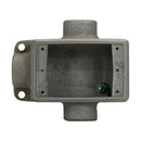 FST2SA - Eaton Crouse-Hinds Series Condulet FS Device Box Shallow Single-Gang T-Shape 3/4" - Essential Electric Supply