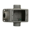 FST2SA - Eaton Crouse-Hinds Series Condulet FS Device Box Shallow Single-Gang T-Shape 3/4" - Essential Electric Supply