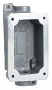 FXB5 Killark FXB Series Aluminum Feed-Thru Single-Gang Splice Box - Essential Electric Supply