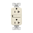 GF20LA Hubbell Hubbell-Pro Residential Self-Test GFCI Receptacle 20A Light Almond - Essential Electric Supply