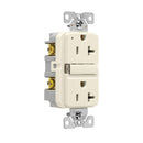 GF20LA Hubbell Hubbell-Pro Residential Self-Test GFCI Receptacle 20A Light Almond - Essential Electric Supply