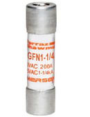 GFN1-1/4 Mersen GFN Low Voltage Fuse
 250V  1A Fuse - Essential Electric Supply